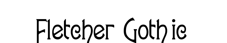 Fletcher Gothic Font Download Free